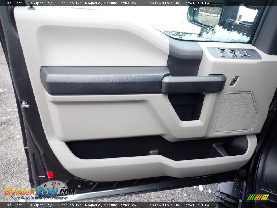 2020 Ford F350 Super Duty XL SuperCab 4x4 Magnetic / Medium Earth Gray Photo #12