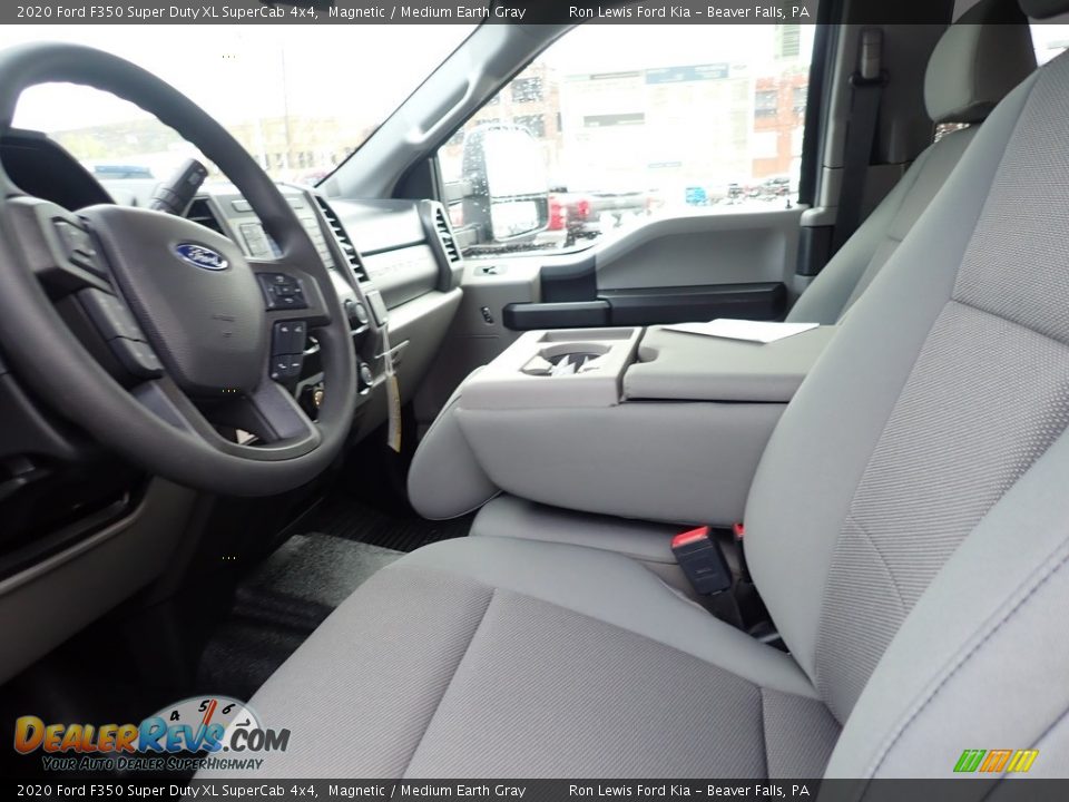 2020 Ford F350 Super Duty XL SuperCab 4x4 Magnetic / Medium Earth Gray Photo #13