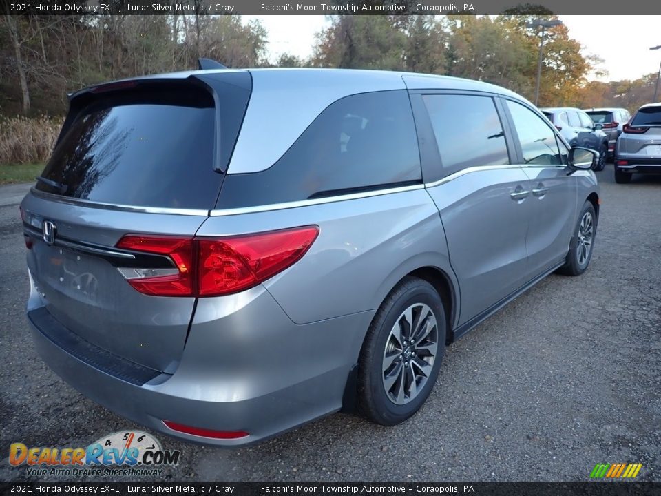 2021 Honda Odyssey EX-L Lunar Silver Metallic / Gray Photo #5