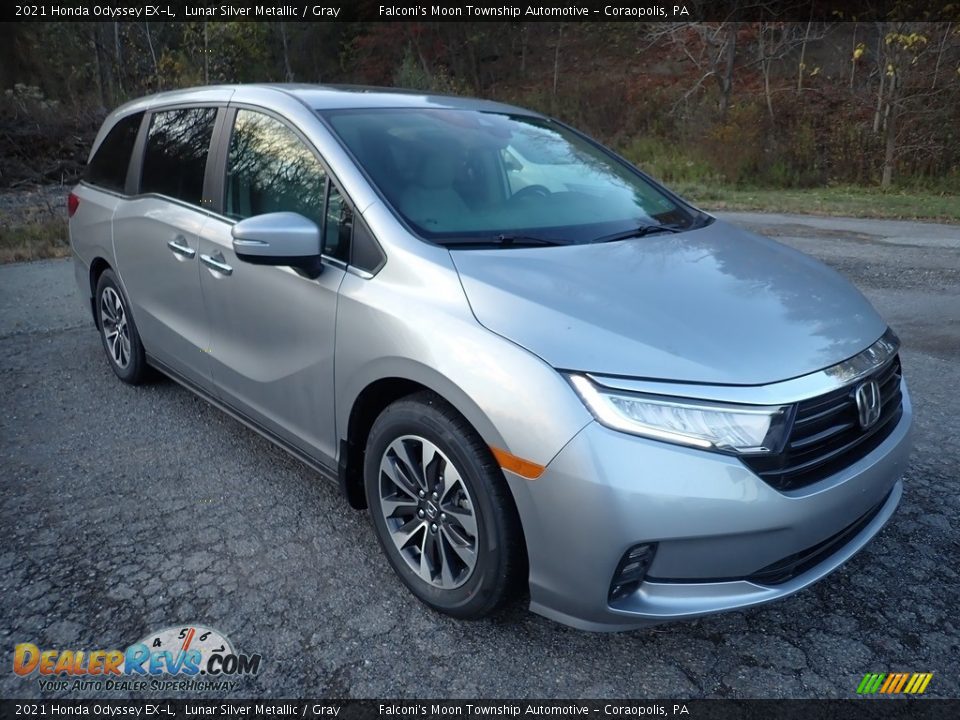 Front 3/4 View of 2021 Honda Odyssey EX-L Photo #6