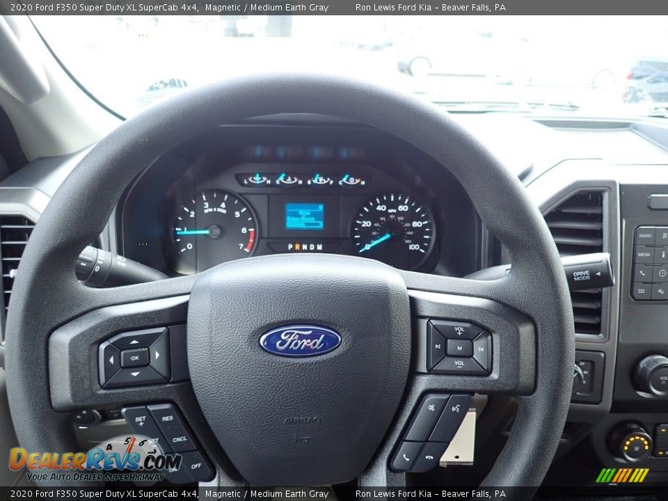 2020 Ford F350 Super Duty XL SuperCab 4x4 Magnetic / Medium Earth Gray Photo #20
