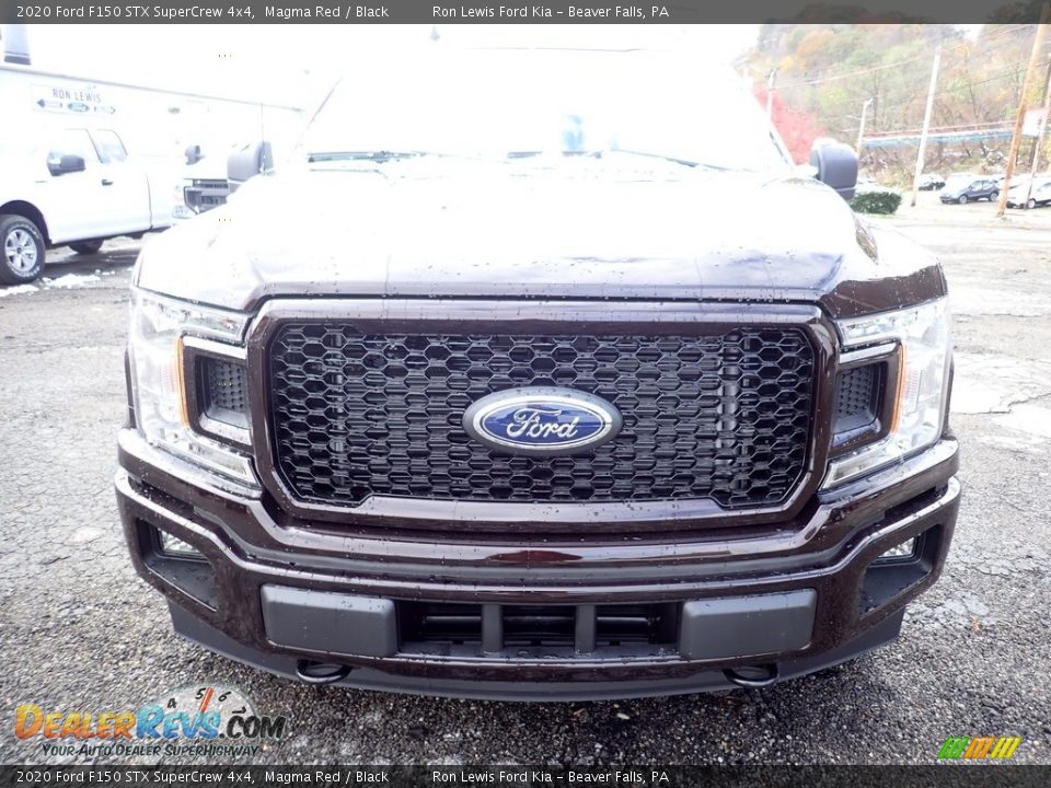 2020 Ford F150 STX SuperCrew 4x4 Magma Red / Black Photo #4