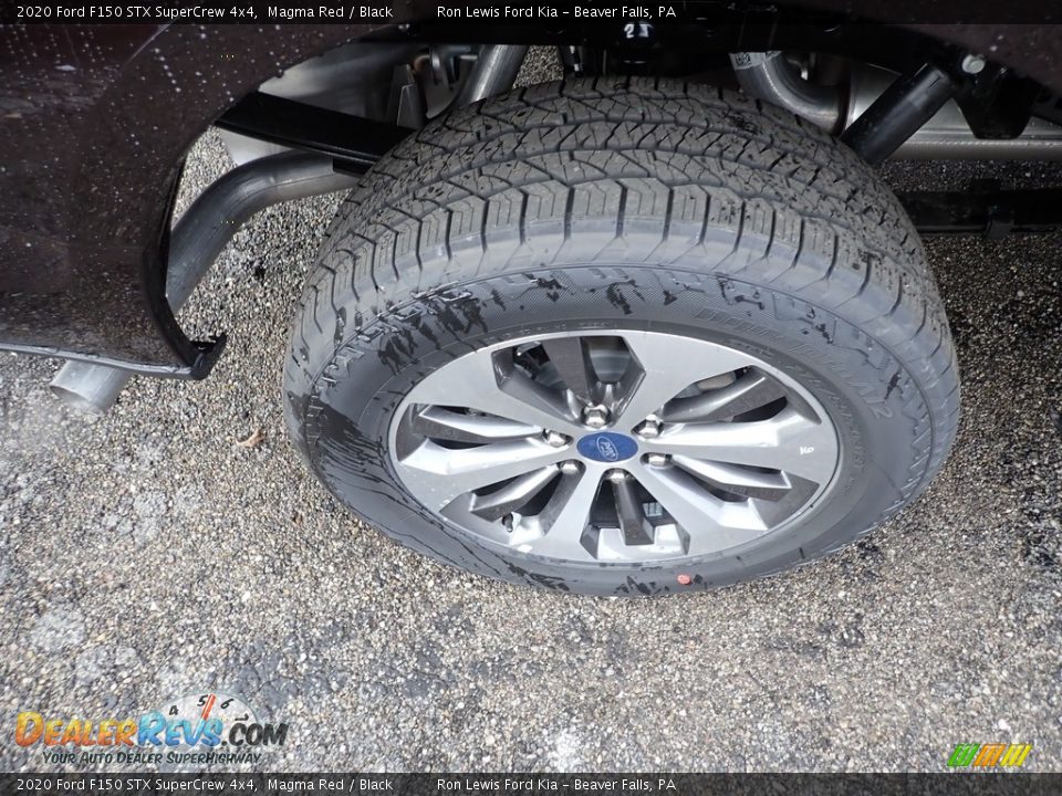 2020 Ford F150 STX SuperCrew 4x4 Magma Red / Black Photo #9
