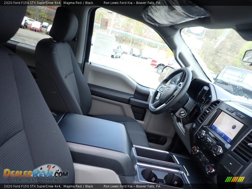 2020 Ford F150 STX SuperCrew 4x4 Magma Red / Black Photo #10