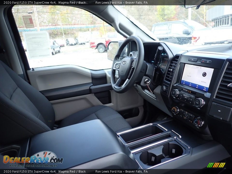 2020 Ford F150 STX SuperCrew 4x4 Magma Red / Black Photo #11