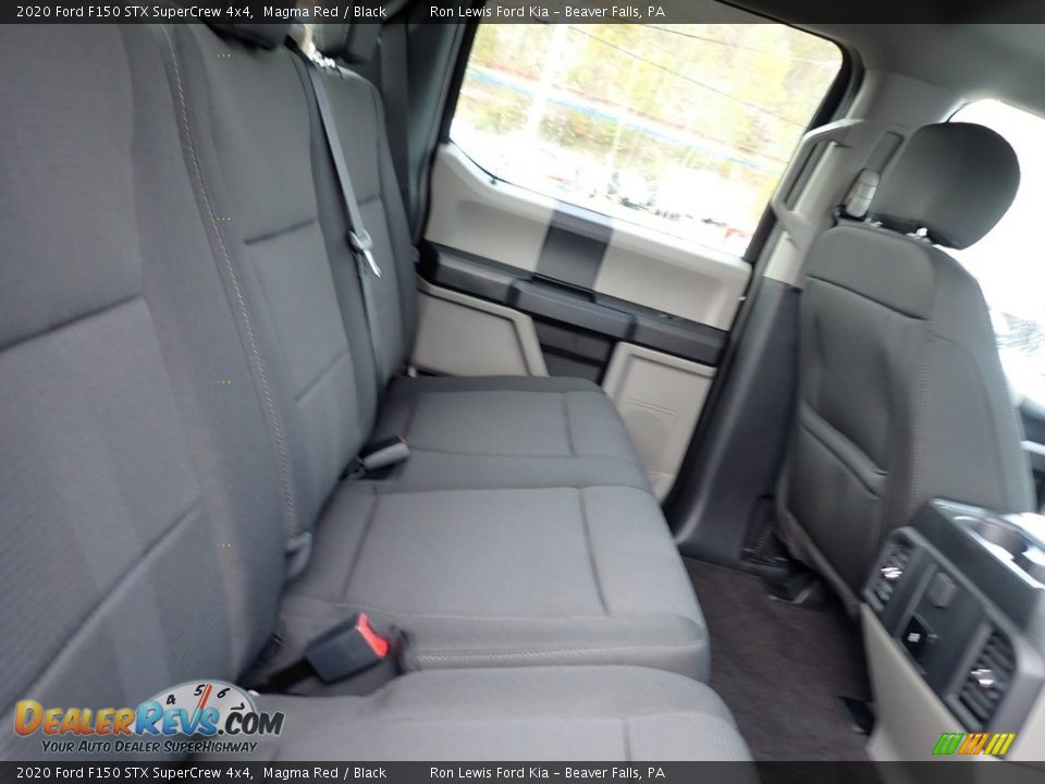 2020 Ford F150 STX SuperCrew 4x4 Magma Red / Black Photo #12