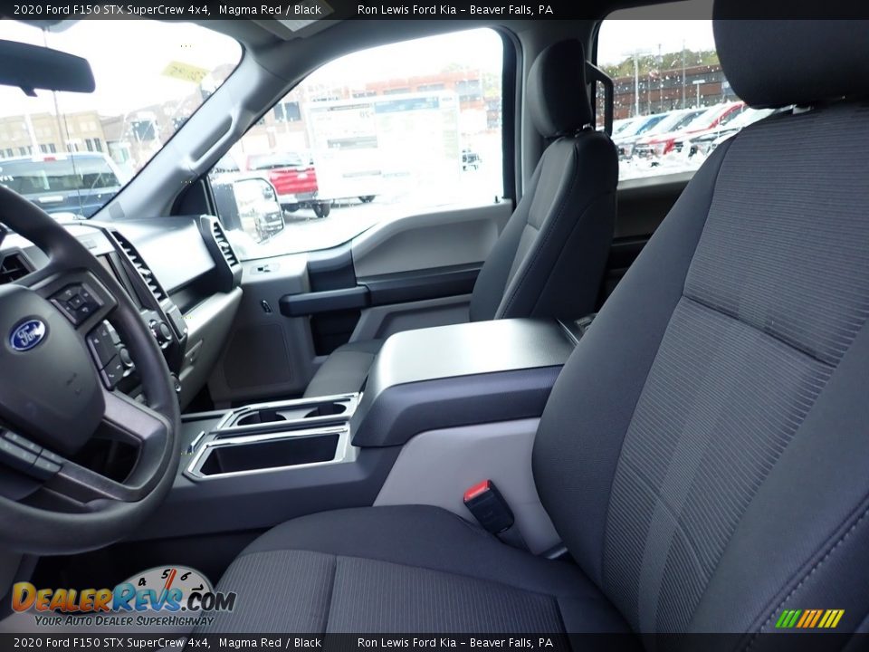 2020 Ford F150 STX SuperCrew 4x4 Magma Red / Black Photo #13