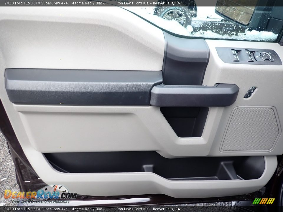 2020 Ford F150 STX SuperCrew 4x4 Magma Red / Black Photo #14