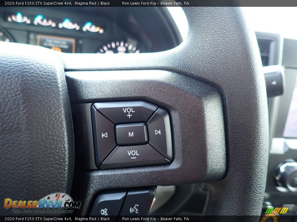 2020 Ford F150 STX SuperCrew 4x4 Magma Red / Black Photo #18