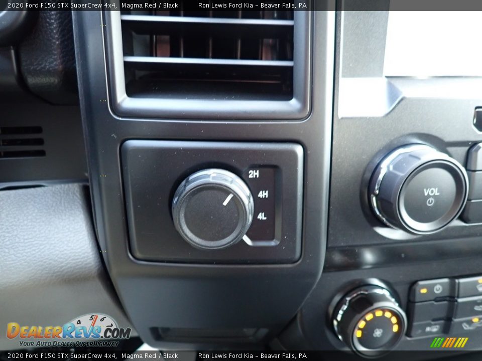 2020 Ford F150 STX SuperCrew 4x4 Magma Red / Black Photo #20
