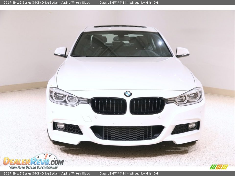 2017 BMW 3 Series 340i xDrive Sedan Alpine White / Black Photo #2