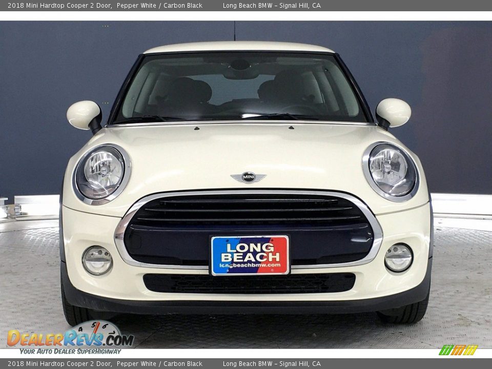 2018 Mini Hardtop Cooper 2 Door Pepper White / Carbon Black Photo #2