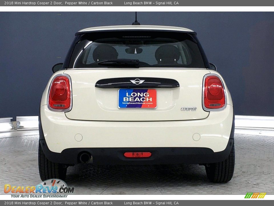 2018 Mini Hardtop Cooper 2 Door Pepper White / Carbon Black Photo #3