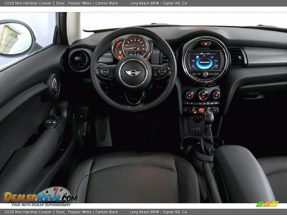 2018 Mini Hardtop Cooper 2 Door Pepper White / Carbon Black Photo #4