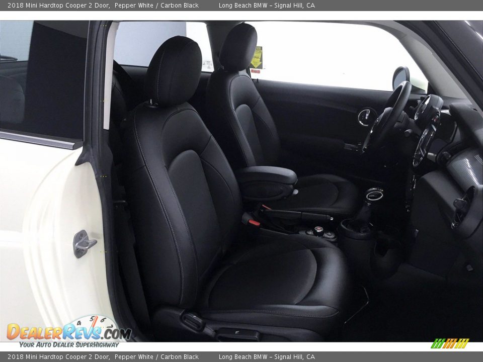 2018 Mini Hardtop Cooper 2 Door Pepper White / Carbon Black Photo #6