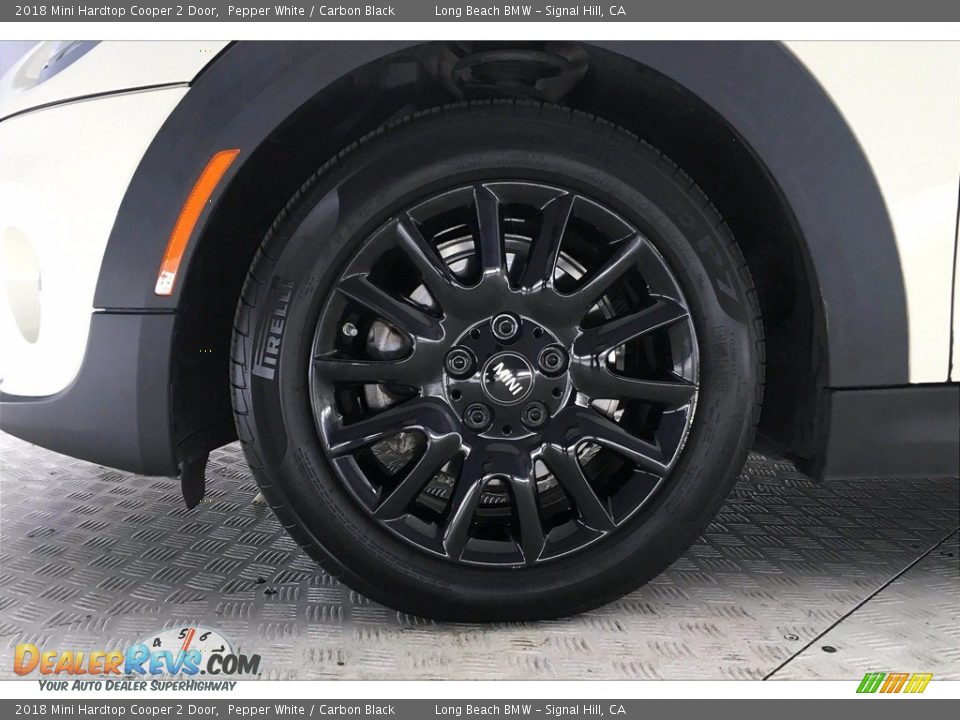 2018 Mini Hardtop Cooper 2 Door Pepper White / Carbon Black Photo #8
