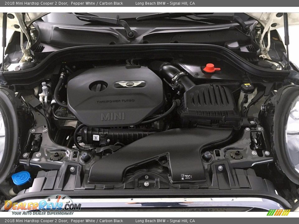 2018 Mini Hardtop Cooper 2 Door Pepper White / Carbon Black Photo #9
