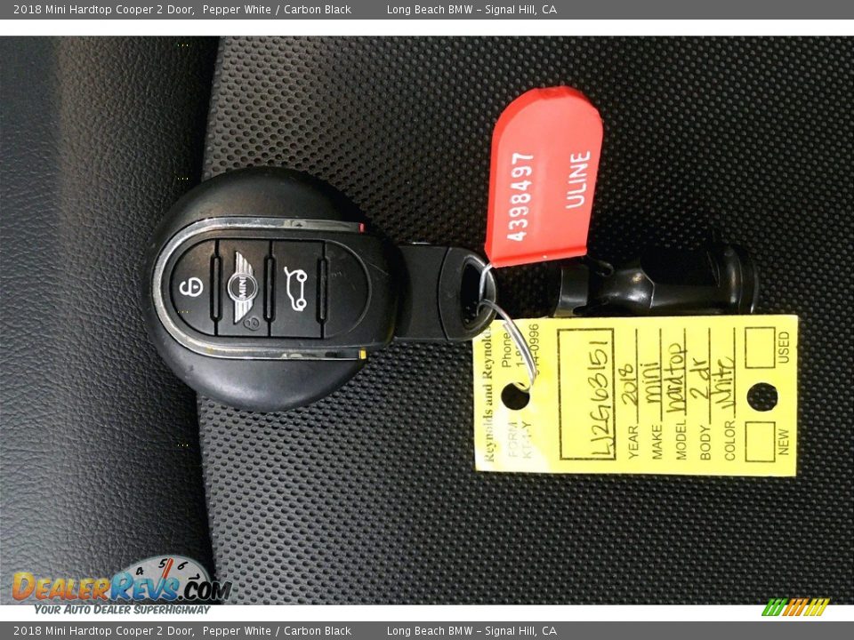 2018 Mini Hardtop Cooper 2 Door Pepper White / Carbon Black Photo #11