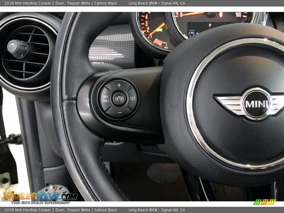 2018 Mini Hardtop Cooper 2 Door Pepper White / Carbon Black Photo #18