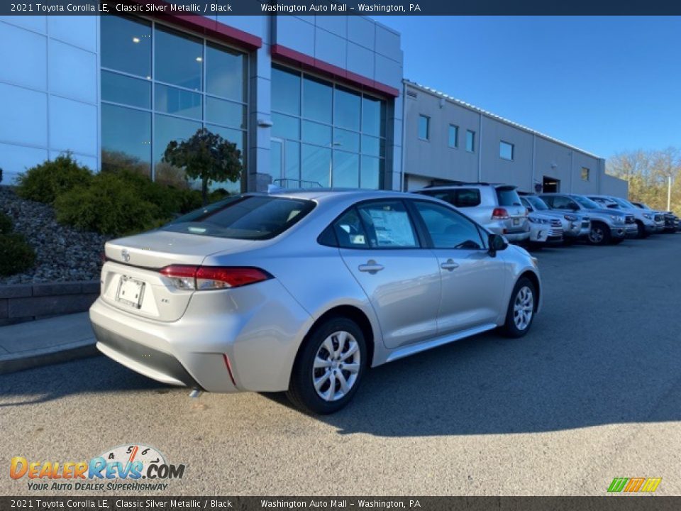 2021 Toyota Corolla LE Classic Silver Metallic / Black Photo #14