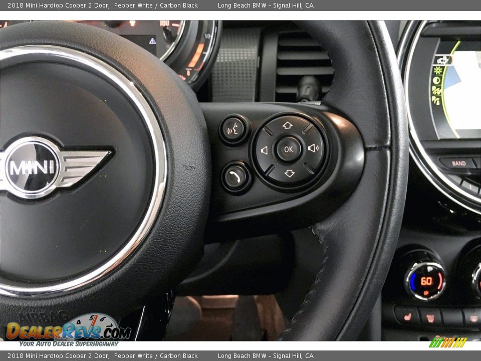 2018 Mini Hardtop Cooper 2 Door Pepper White / Carbon Black Photo #19