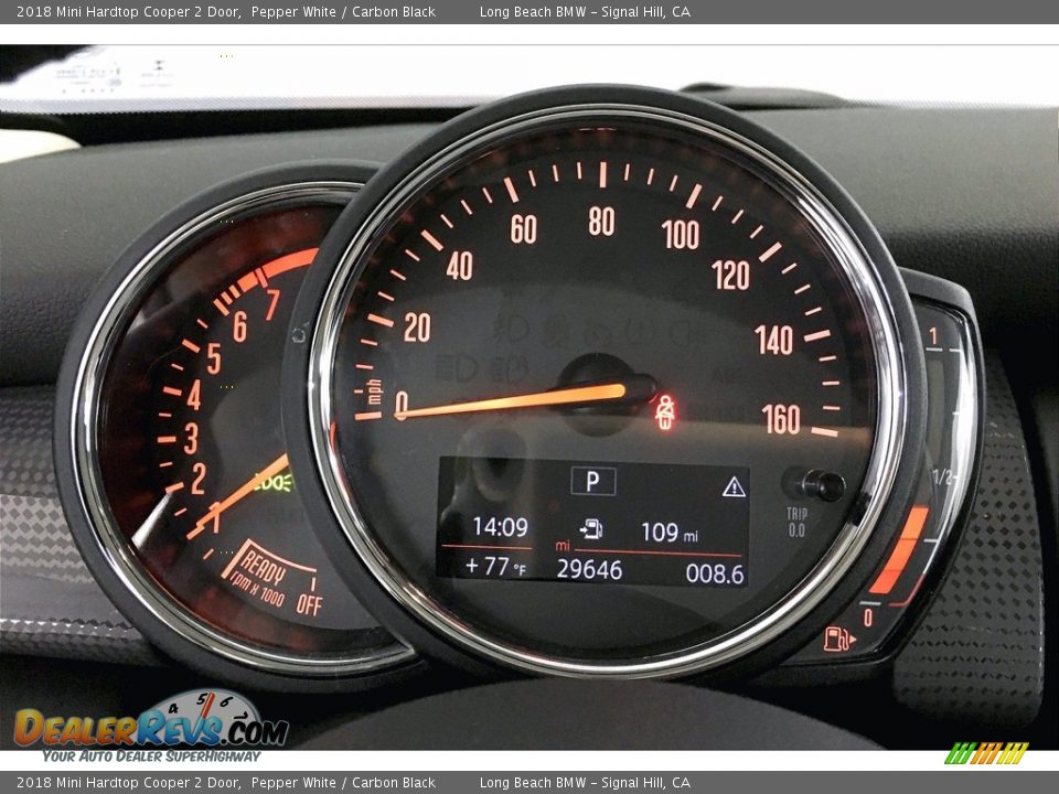 2018 Mini Hardtop Cooper 2 Door Pepper White / Carbon Black Photo #20