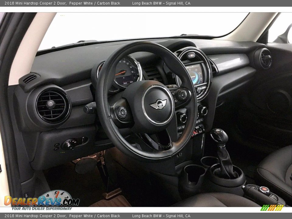 2018 Mini Hardtop Cooper 2 Door Pepper White / Carbon Black Photo #21