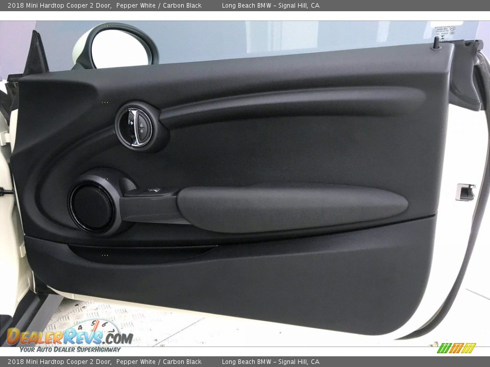 2018 Mini Hardtop Cooper 2 Door Pepper White / Carbon Black Photo #24