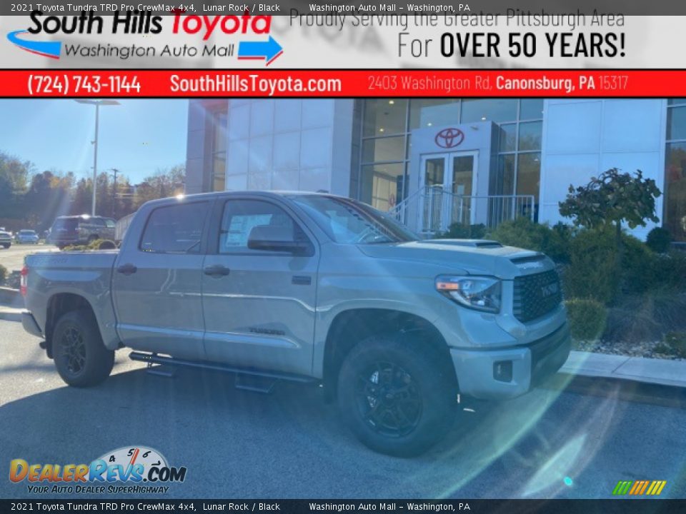 2021 Toyota Tundra TRD Pro CrewMax 4x4 Lunar Rock / Black Photo #1