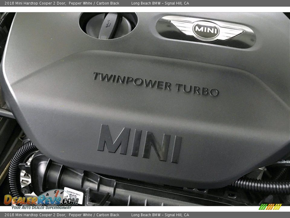 2018 Mini Hardtop Cooper 2 Door Pepper White / Carbon Black Photo #33