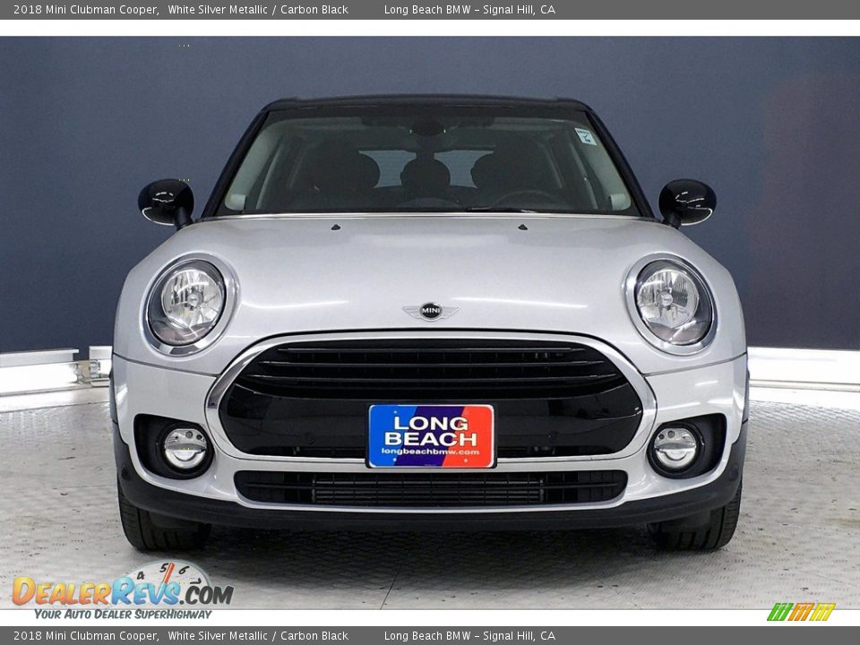 2018 Mini Clubman Cooper White Silver Metallic / Carbon Black Photo #2