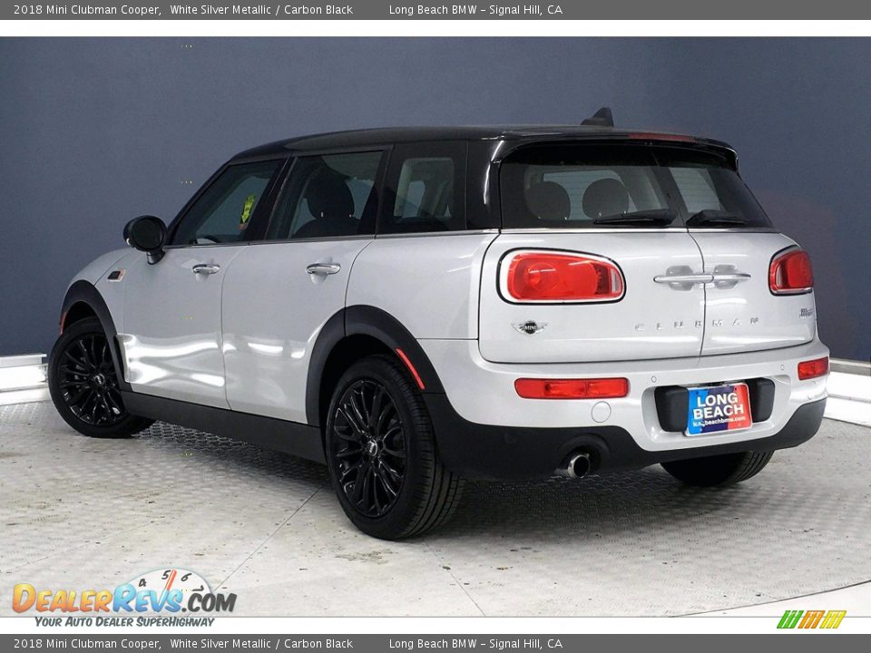 2018 Mini Clubman Cooper White Silver Metallic / Carbon Black Photo #10