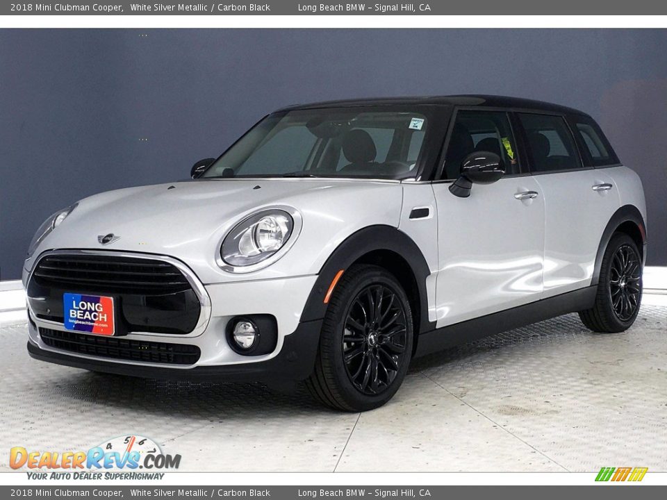 2018 Mini Clubman Cooper White Silver Metallic / Carbon Black Photo #12