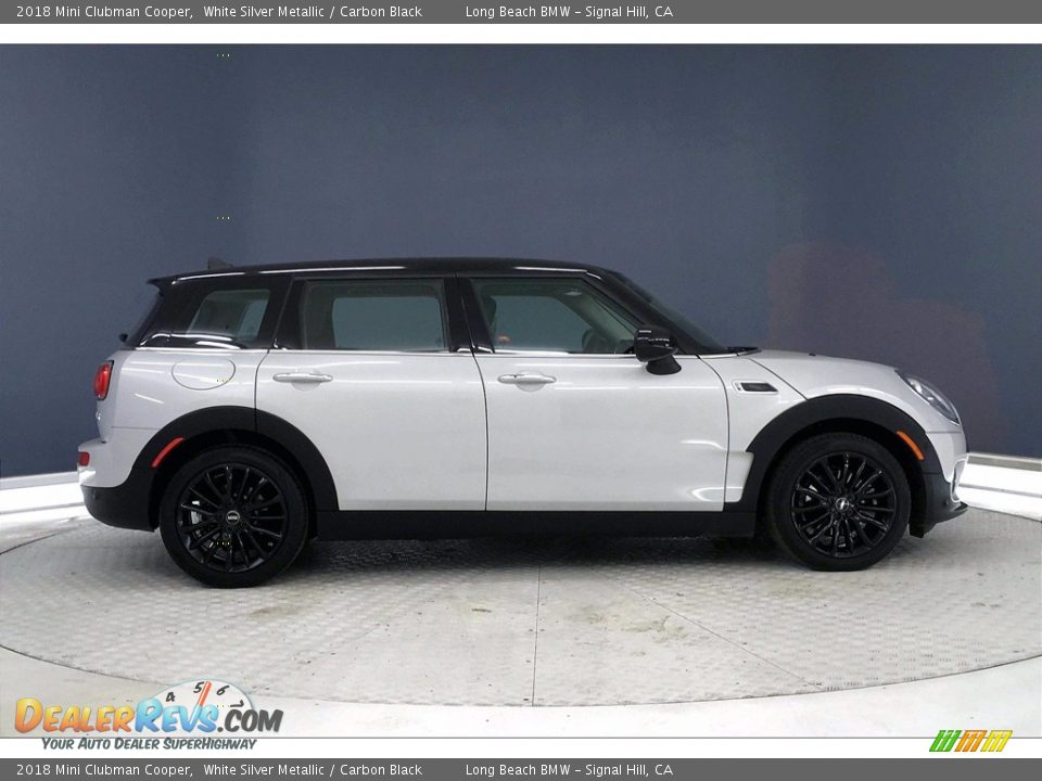 2018 Mini Clubman Cooper White Silver Metallic / Carbon Black Photo #14