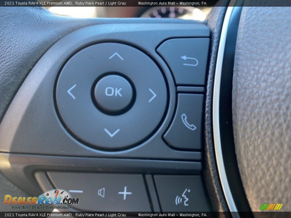 2021 Toyota RAV4 XLE Premium AWD Steering Wheel Photo #9