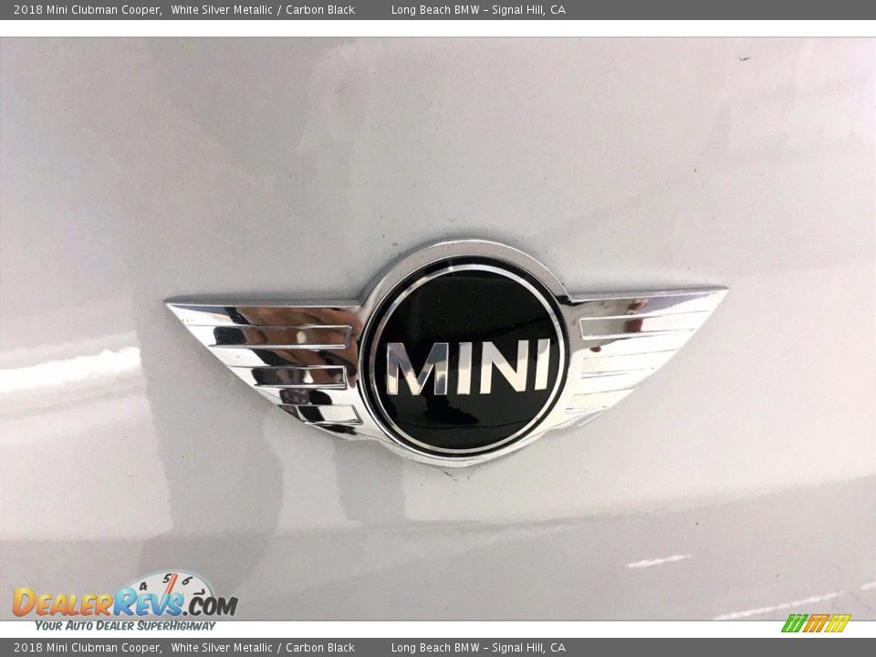 2018 Mini Clubman Cooper White Silver Metallic / Carbon Black Photo #34