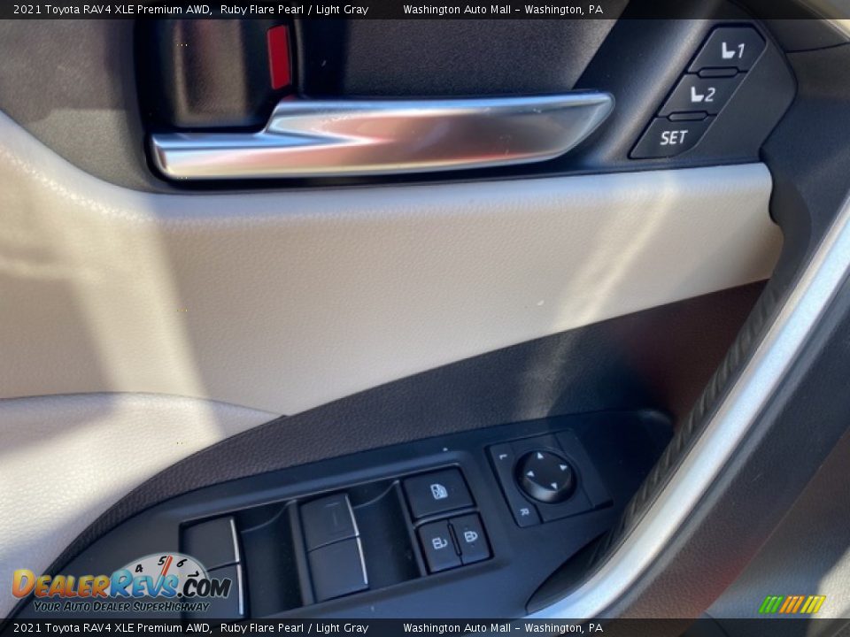 2021 Toyota RAV4 XLE Premium AWD Ruby Flare Pearl / Light Gray Photo #21