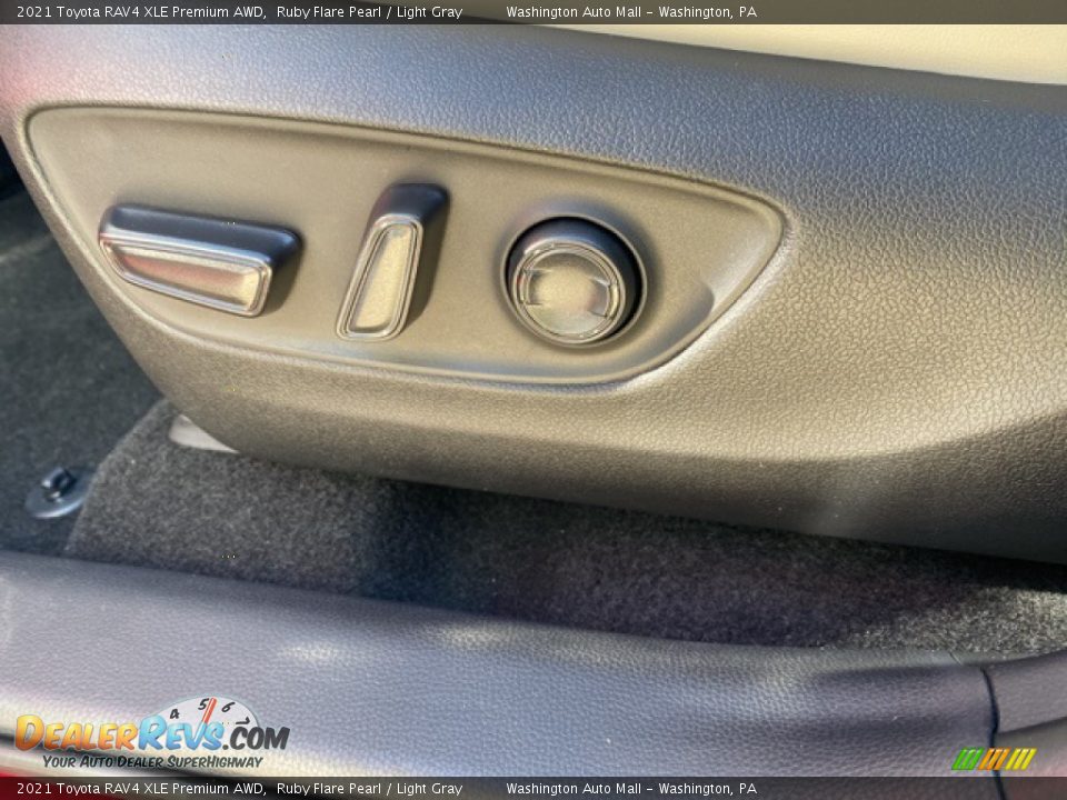 2021 Toyota RAV4 XLE Premium AWD Ruby Flare Pearl / Light Gray Photo #22
