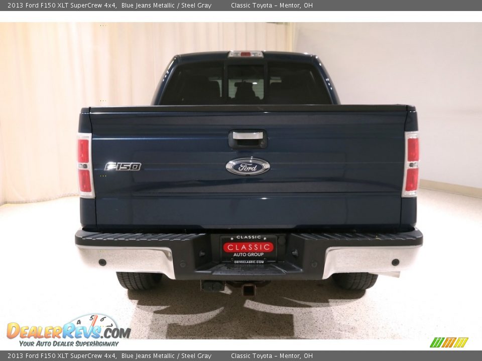 2013 Ford F150 XLT SuperCrew 4x4 Blue Jeans Metallic / Steel Gray Photo #19