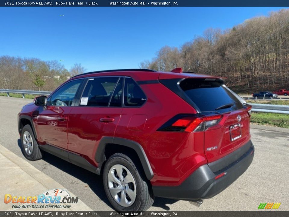 2021 Toyota RAV4 LE AWD Ruby Flare Pearl / Black Photo #2