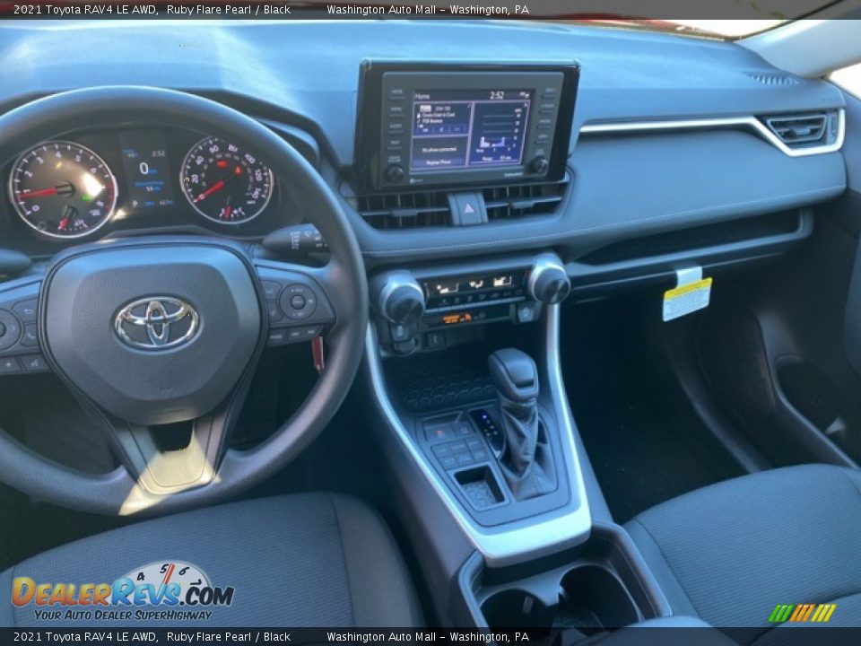 2021 Toyota RAV4 LE AWD Ruby Flare Pearl / Black Photo #3