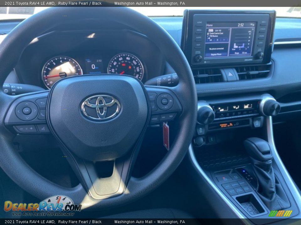 2021 Toyota RAV4 LE AWD Ruby Flare Pearl / Black Photo #6