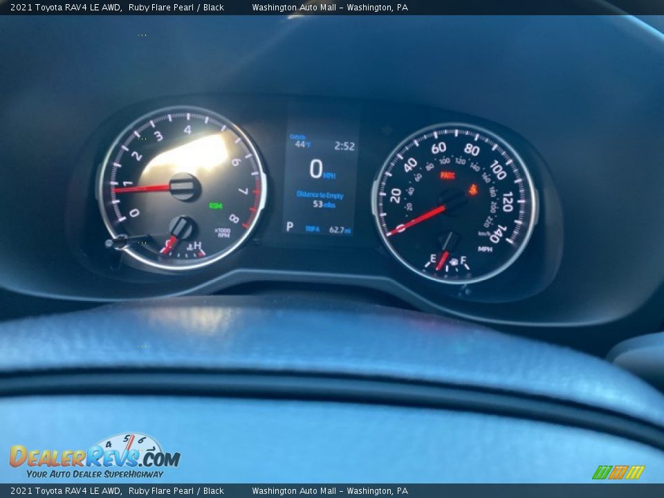 2021 Toyota RAV4 LE AWD Ruby Flare Pearl / Black Photo #7