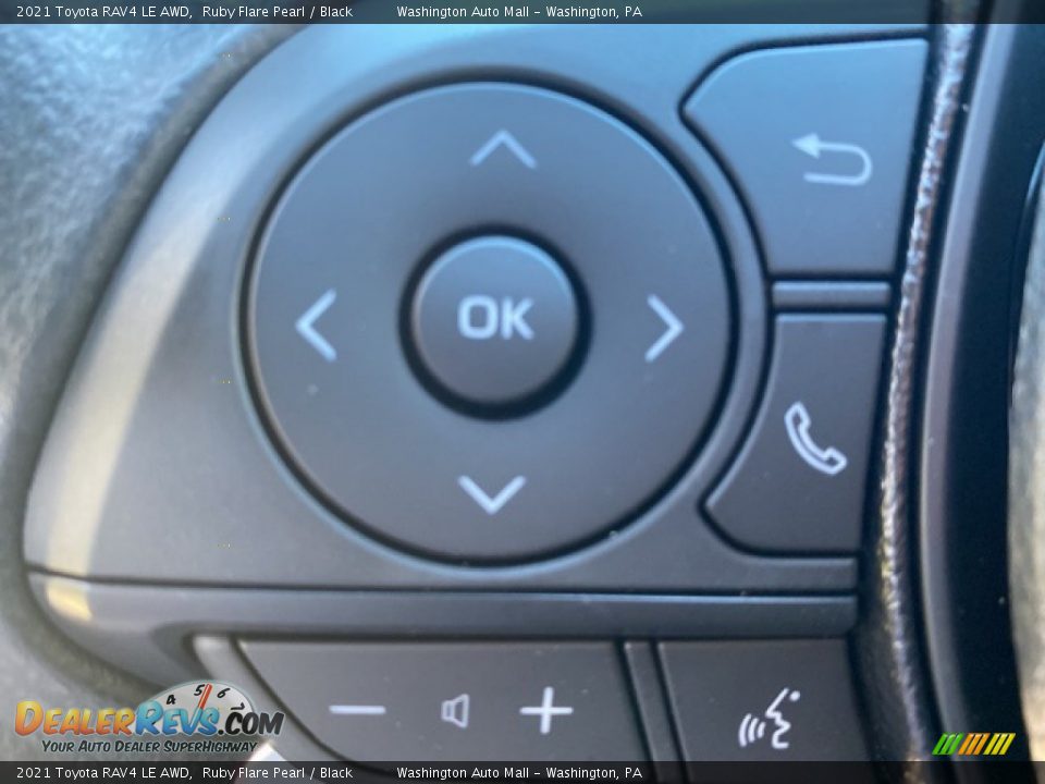 2021 Toyota RAV4 LE AWD Ruby Flare Pearl / Black Photo #8