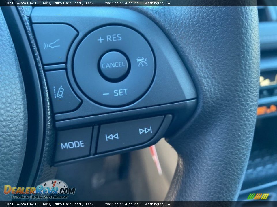 2021 Toyota RAV4 LE AWD Ruby Flare Pearl / Black Photo #9