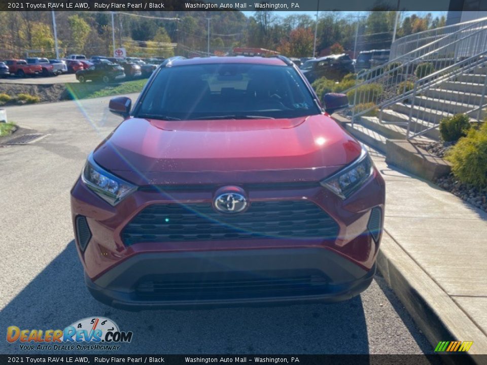 2021 Toyota RAV4 LE AWD Ruby Flare Pearl / Black Photo #12