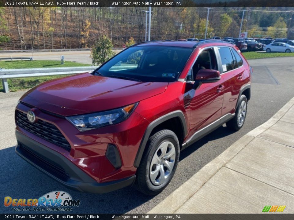 2021 Toyota RAV4 LE AWD Ruby Flare Pearl / Black Photo #13