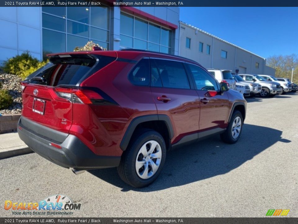 2021 Toyota RAV4 LE AWD Ruby Flare Pearl / Black Photo #14