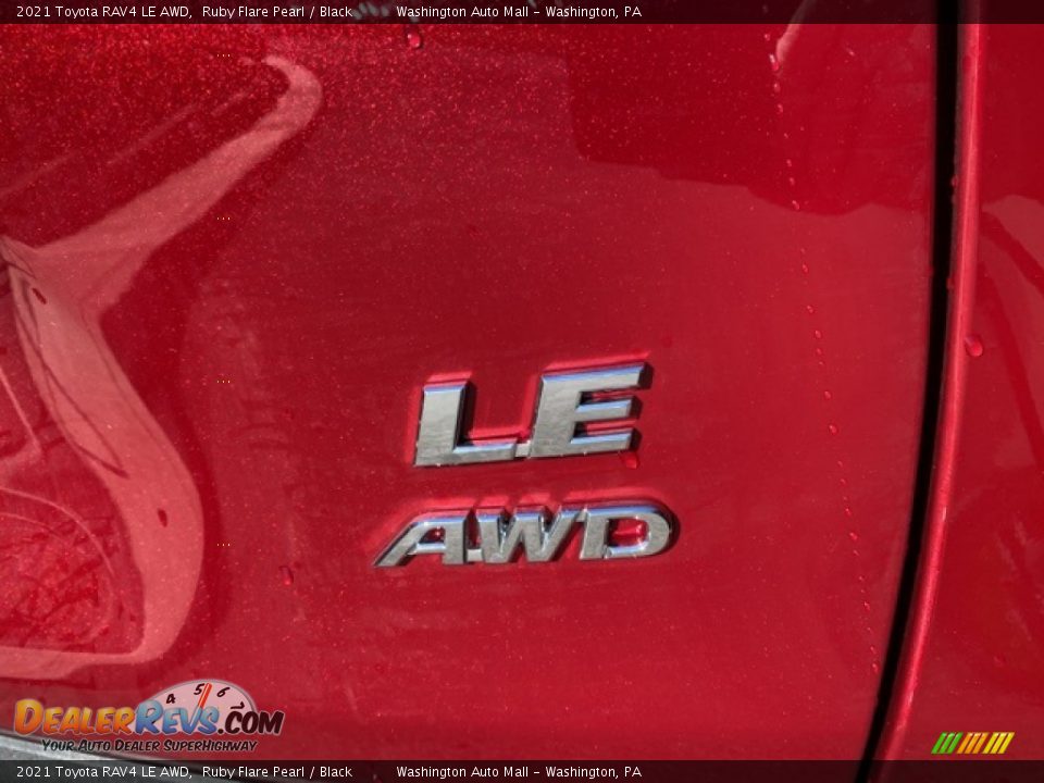 2021 Toyota RAV4 LE AWD Ruby Flare Pearl / Black Photo #28