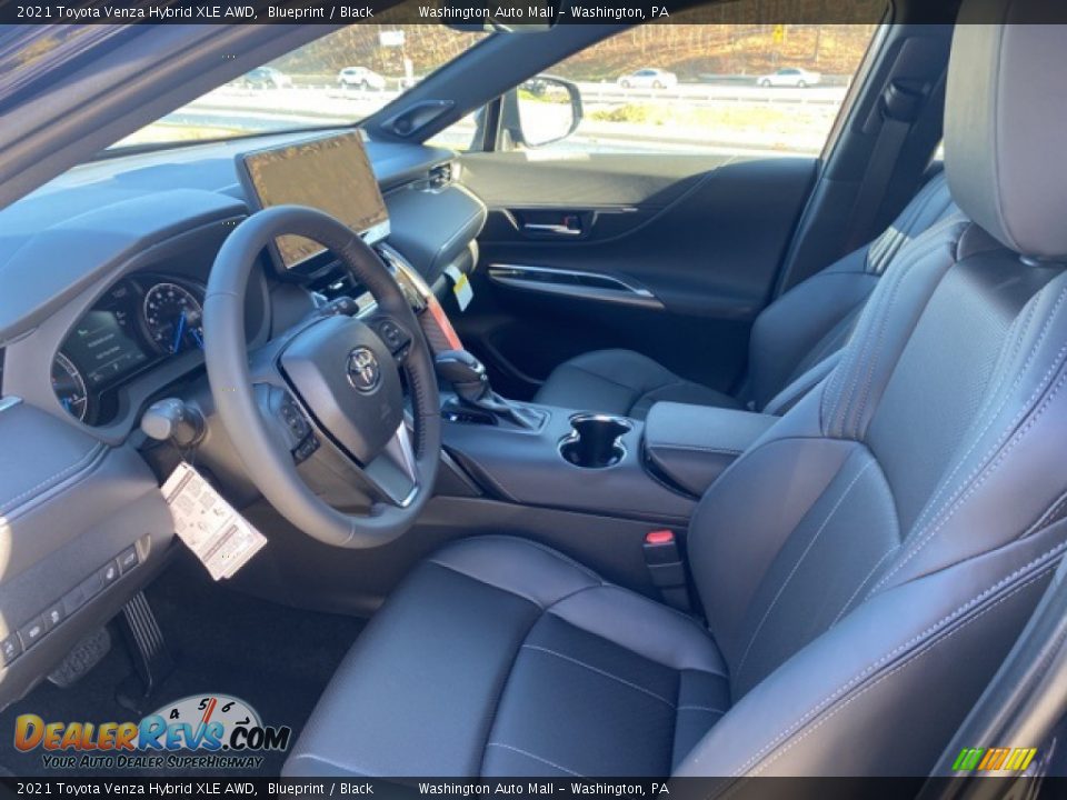Black Interior - 2021 Toyota Venza Hybrid XLE AWD Photo #4